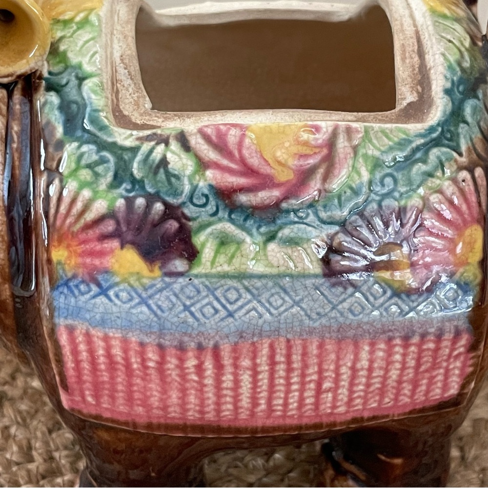 Vintage Banko Ware Japanese Buddha Elephant Teapot❤️🫖 - Picture 10 of 16